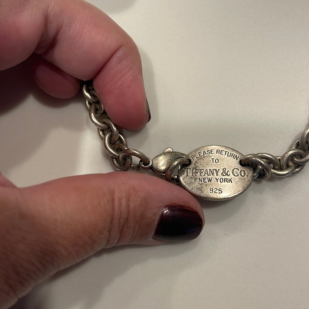 Tiffany return to sender necklace